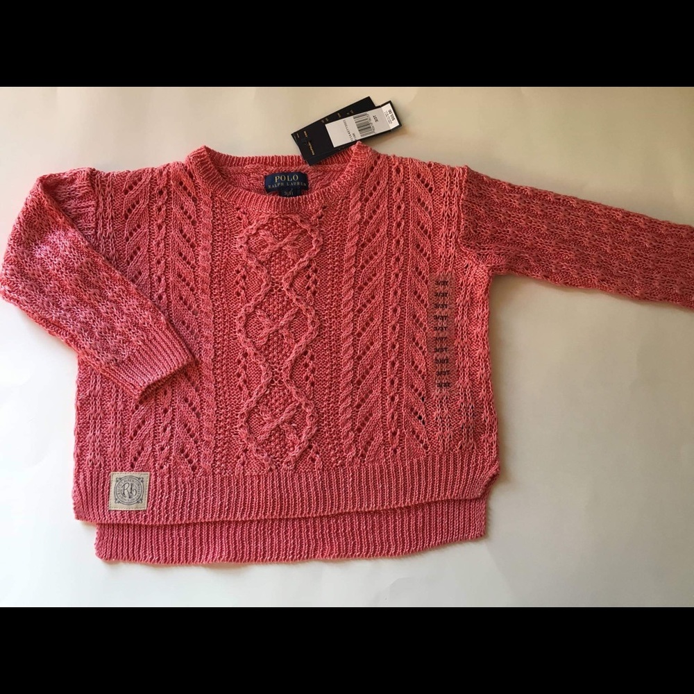NWT New w tags Ralph Lauren girls sweater 3T